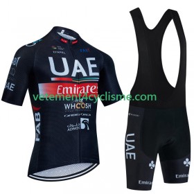 Homme Tenue Cycliste et Cuissard à Bretelles Uae Emirates 2023 N002